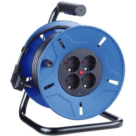S.OF. ENROLLACABLES CON PROTECTOR TERMICO 3x1,5mm 50m 4 TOMAS EDM
