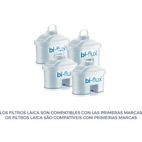 Caraffa filtrante LAICA BIG (Roma) + 3 filtri Bi-flux®