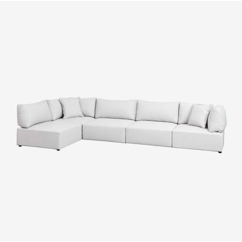 

Sklum - Sofá Modular Rinconera de 5 Piezas Kata Beige Crema