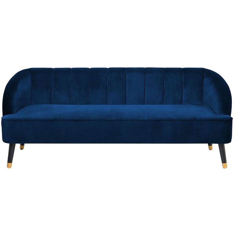 

Sofá de terciopelo azul ALSVAG