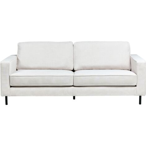 Sofa 3 Seater SAVALEN Fabric Off-White