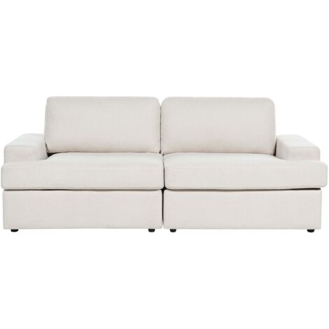 Sofa 3-Sitzer ALLA Stoff Hellbeige
