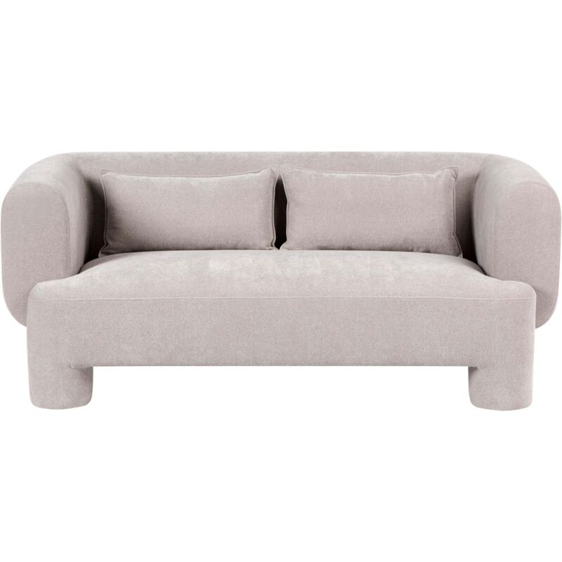 Beliani Sofa 3-sitzer Hogbo Stoff Beige