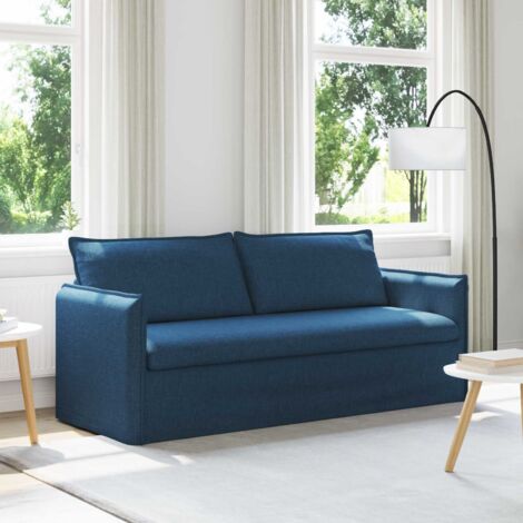 Sofá Azul 196 x 82 x 85 cm tela