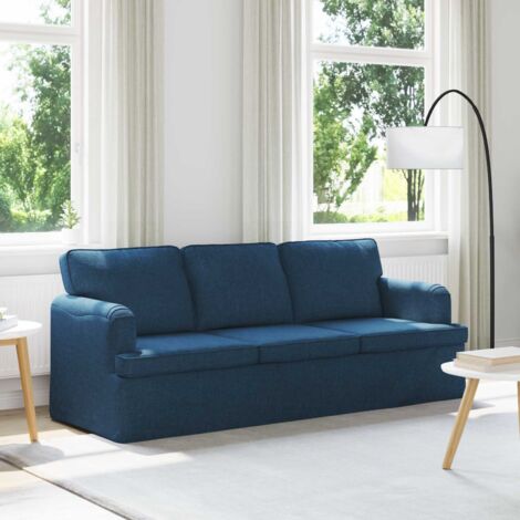 Sofá Azul 201 x 80 x 85 cm tela