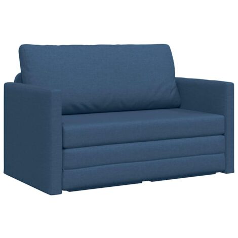 Sofa Bed Blue 124 x 71 x 78 cm Fabric vidaXL