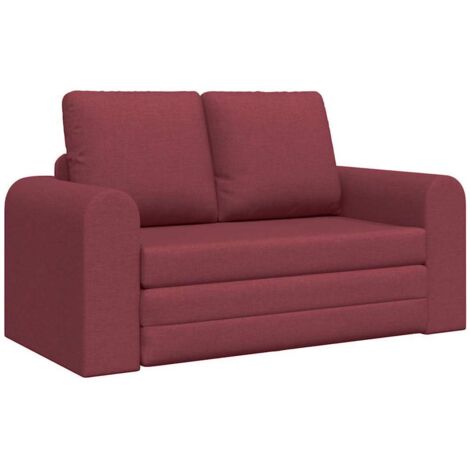 Sofa Bed Wine red 148 x 71 x 83 cm Fabric vidaXL
