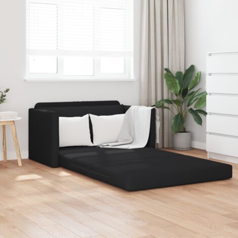 Sofa Bett Schwarz 124 x 71 x 78 cm Stoff vidaXL
