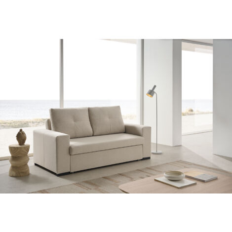 MATRIS Sofá Cama Alta Gama 3 Plazas Capri Beige