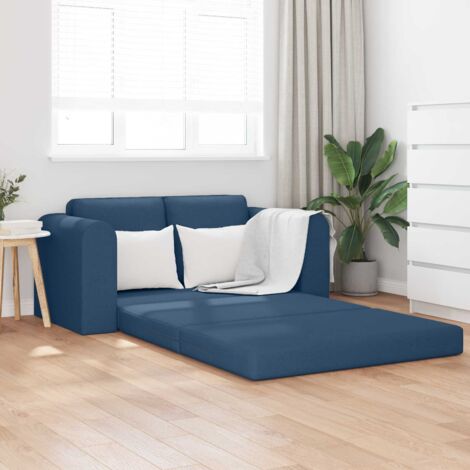 Sofá cama Azul 148 x 71 x 83 cm tela