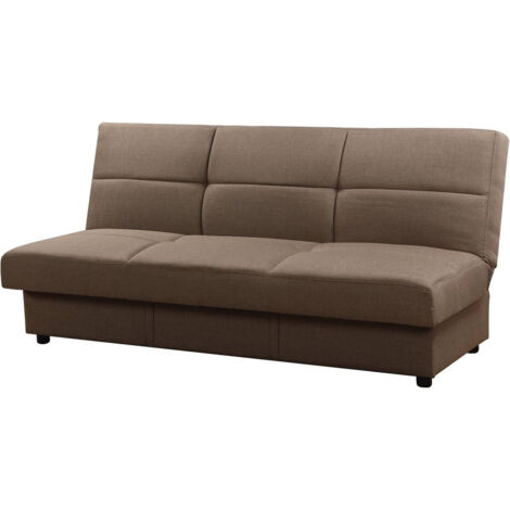 Sofá cama clic clac "Enzo" - 3 plazas - Topo