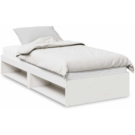 Sofá cama con colchón madera maciza de pino  80x200 cm