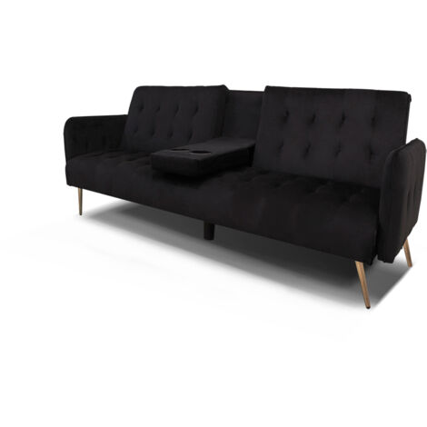 SALDOSYSTOCKS Sofa Cama con Portavasos FH 192cm