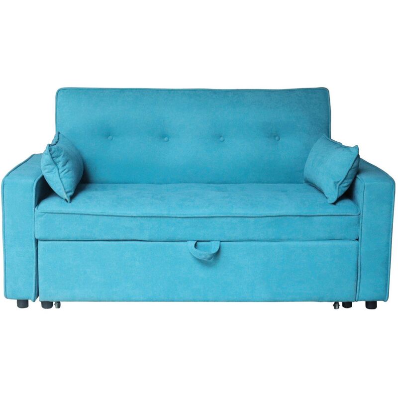 

Sofá Cama Cube Turquesa Ancho: 164 Cm X Largo: 81 Cm X Alto: 89 Cm