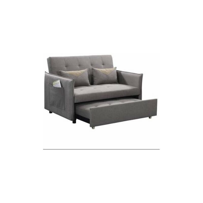 

Sofá cama Curvo acabado gris. 42-92 cm (alto) 120-131 cm (largo) 180-94 cm (fondo) Color GRIS