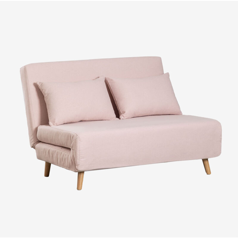 

Sofá Cama de 2 plazas en Tela Elen SKLUM - Rosa