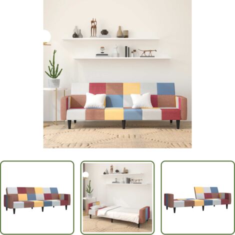 Sofá cama de 2 plazas -  Sofá cama de 2 plazas tela