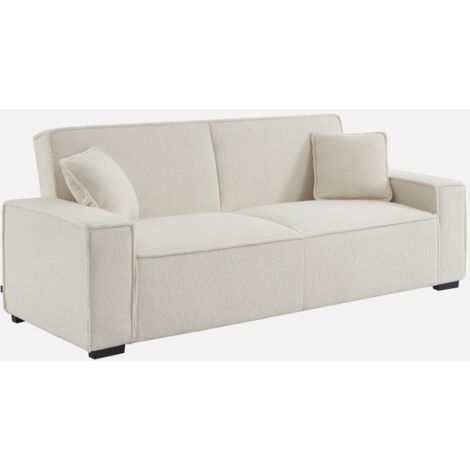 Sofá cama de borreguito, 3 plazas