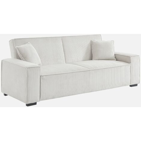 Sofá cama de pana, 3 plazas