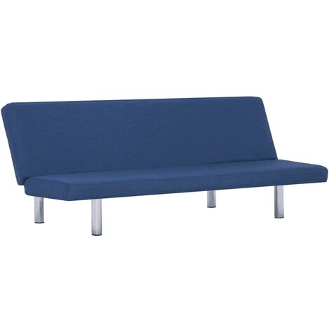 Sofá cama de poliéster azul
