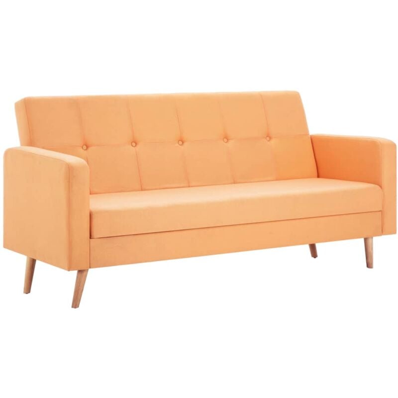 

vidaXL Sofá de Tela Naranja - Naranja