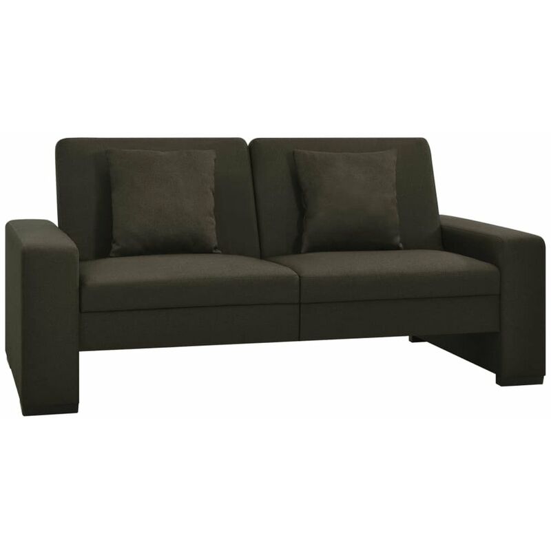 

Sofa cama de tela marron oscuro