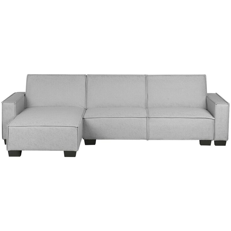 

Sofá cama esquinero gris claro derecho ROMEDAL