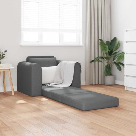 Sofá cama Gris oscuro 98 x 71 x 83 cm tela