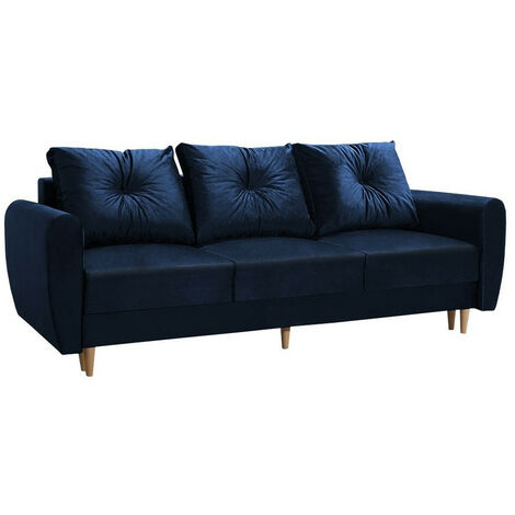 Sofá cama Muncie 102, Magic Velvet 2216, Almacenaje, 0, 95x235x92cm