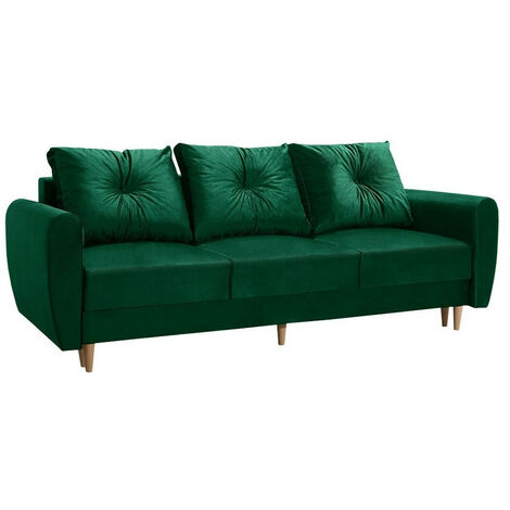 Sofá-cama Muncie 102, Magic Velvet 2225, Almacenaje, 0, 95x235x92cm