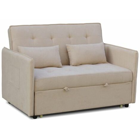 Sofá cama Nasya Beige (ancho) x 96cm (alto)
