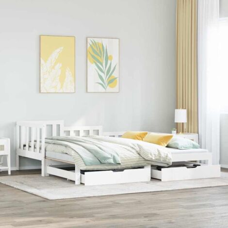 Sofá cama nido con cajones sin colchón  90x190 cm