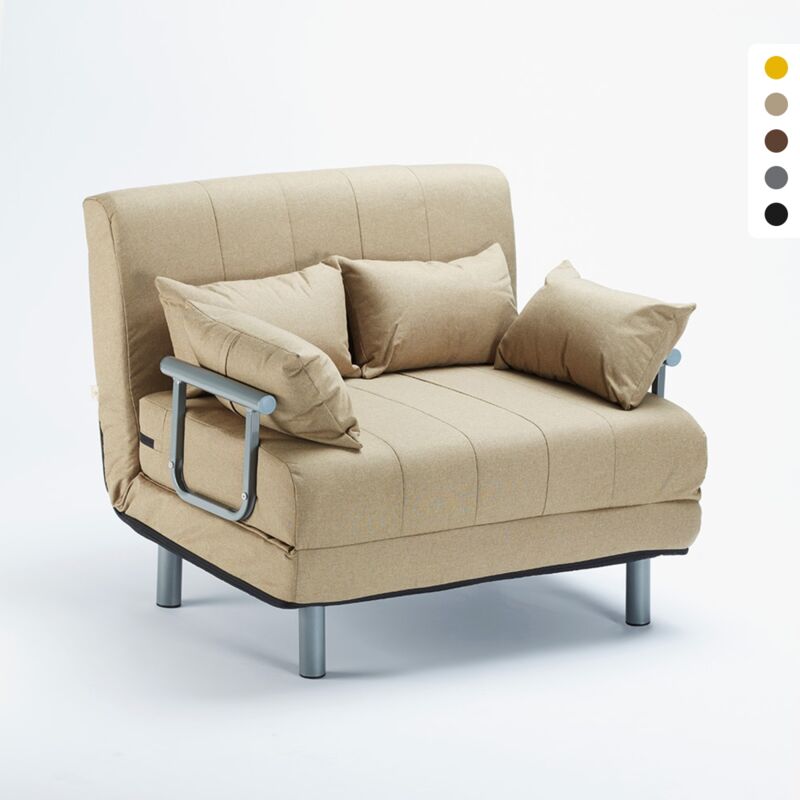 

Sofá cama plegable de tela Deborah Twin | Beige