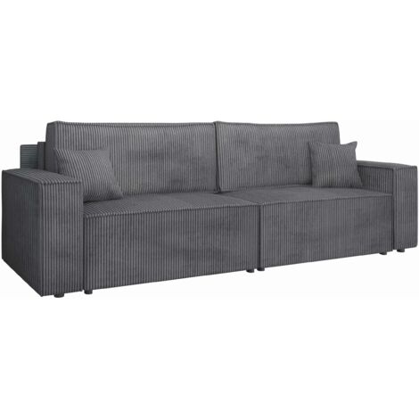 Sofá cama Shelton 106, Poso 22, Almacenaje, 0, 82x245x90cm