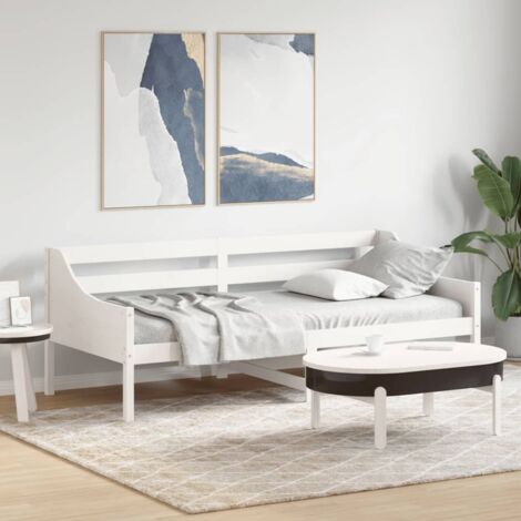 Sofá cama sin colchón madera maciza de pino  80x200 cm