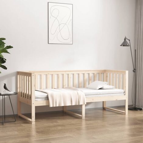 Sofá cama sin colchón madera maciza de pino 80x200 cm vidaXL