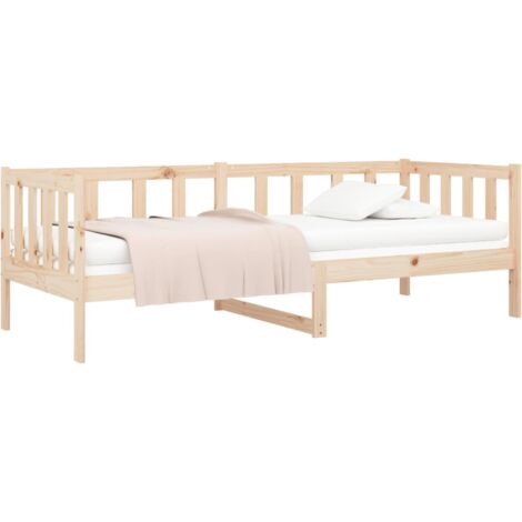 Sofá cama sin colchón madera maciza de pino 90x190 cm vidaXL