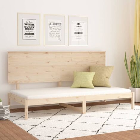 Sofá cama sin colchón madera maciza de pino 90x200 cm