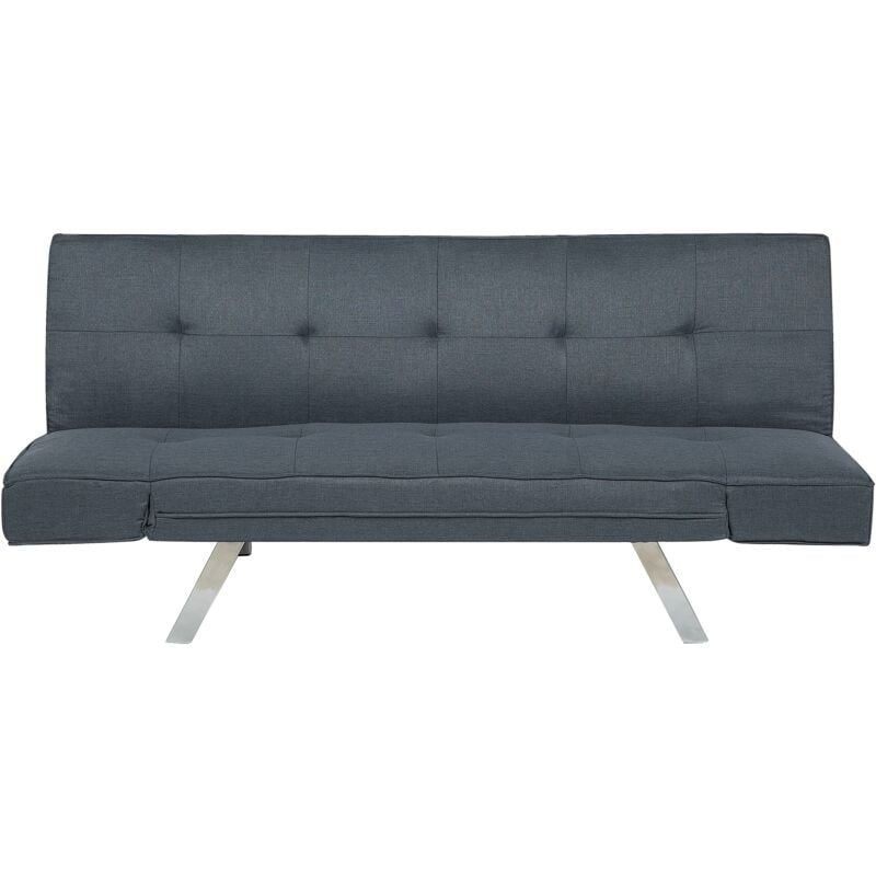 

Beliani - Sofá cama azul oscuro BRISTOL