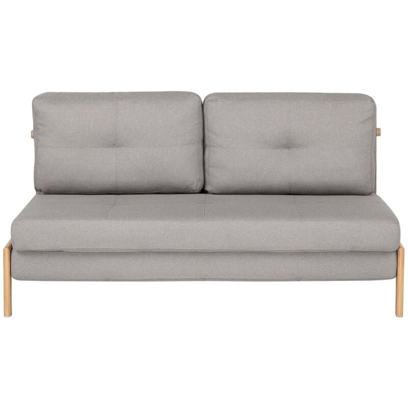 

Sofá cama 2 plazas tapizado gris claro EDLAND