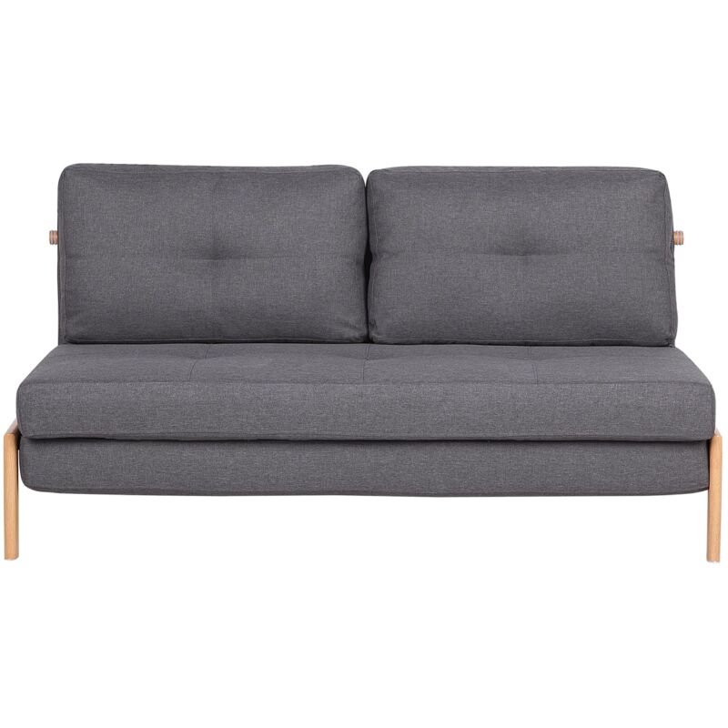 

Sofá cama 2 plazas tapizado gris oscuro EDLAND