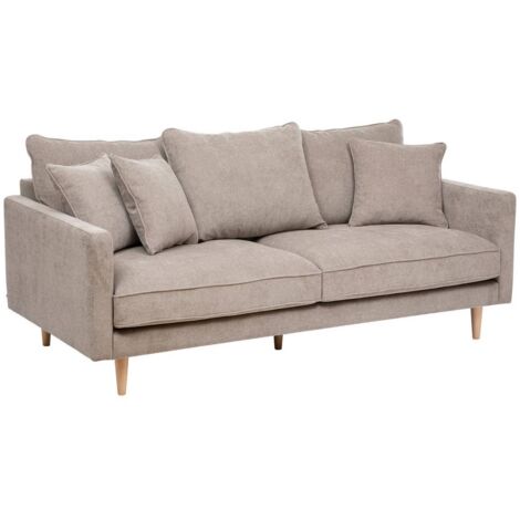 Sofa Candice beige - 3 Plätze
