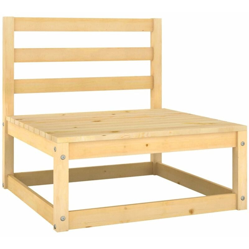 

Sofa central de jardin madera de pino maciza