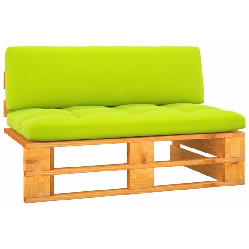 

Sofa central de pales jardin madera pino impregnada marron miel
