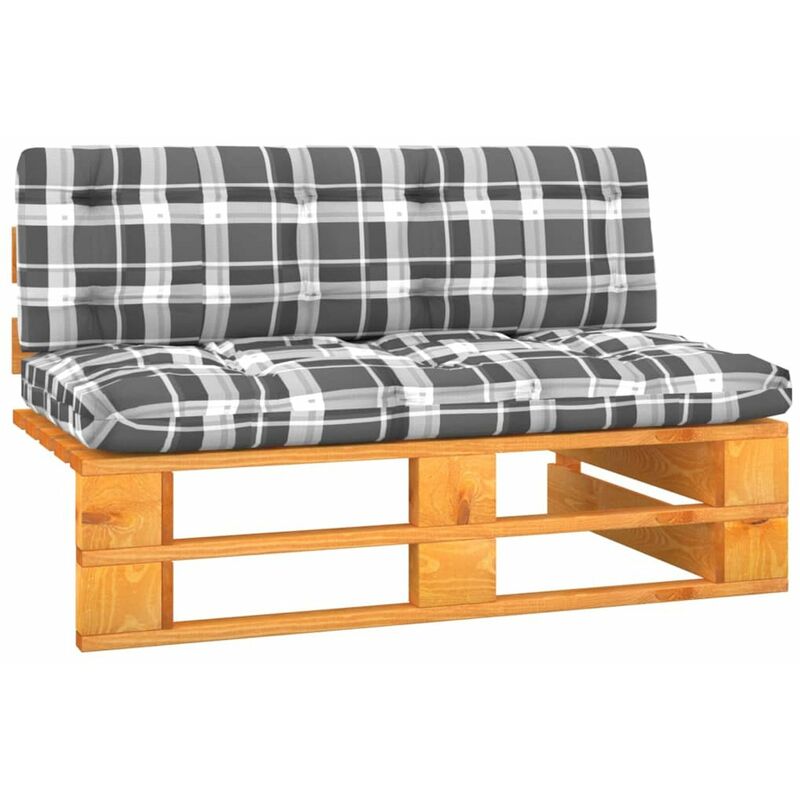 

Sofa central de pales jardin madera pino impregnada marron miel
