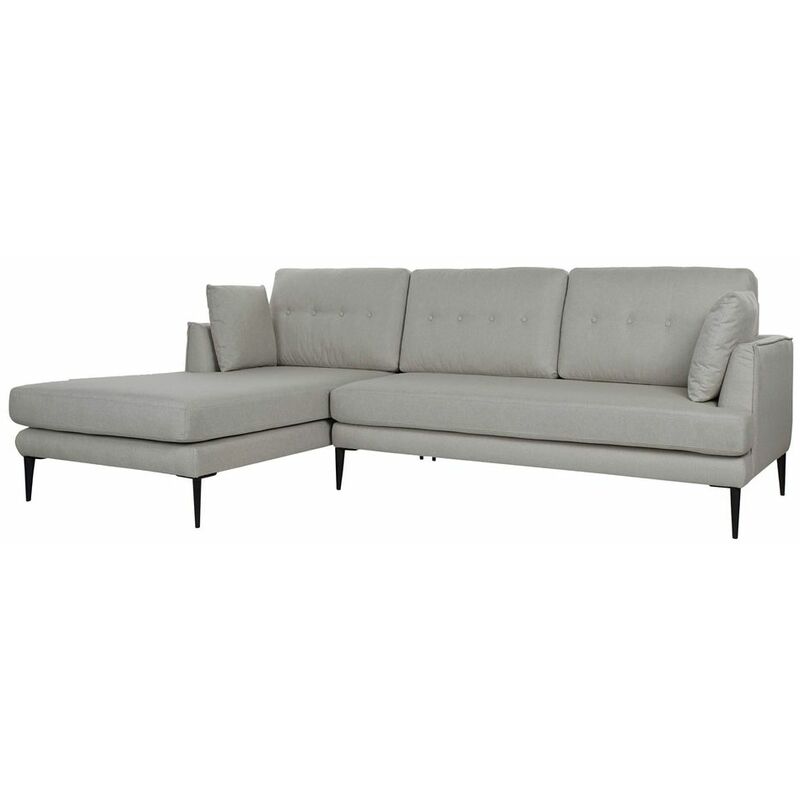

Sofá Chaise Longue DKD Home Decor Gris Poliéster Metal (240 x 160 x 85 cm)