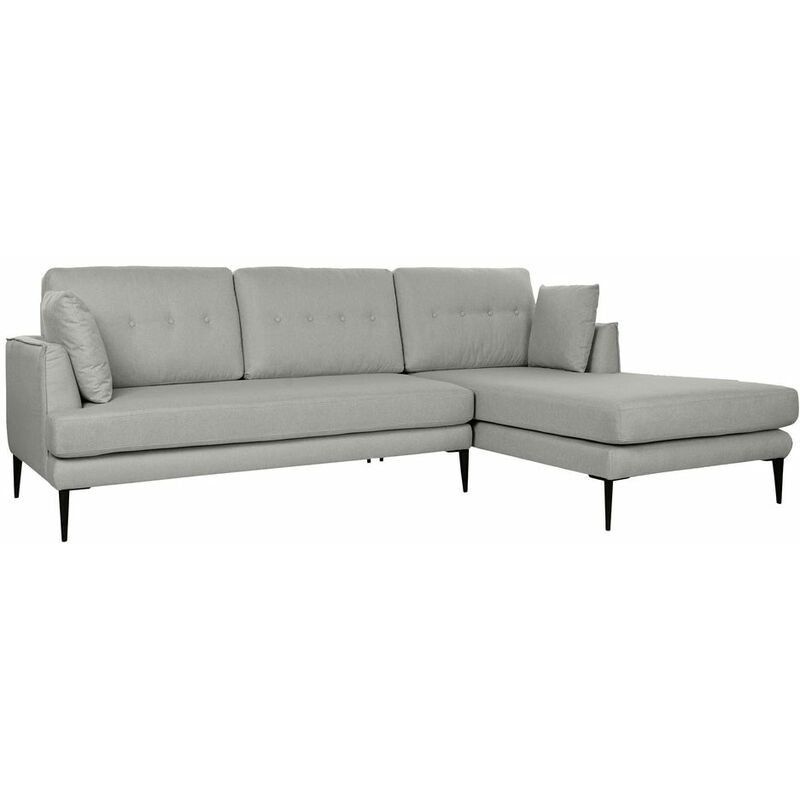 

Sofá Chaise Longue DKD Home Decor Gris Poliéster Metal (240 x 160 x 85 cm)