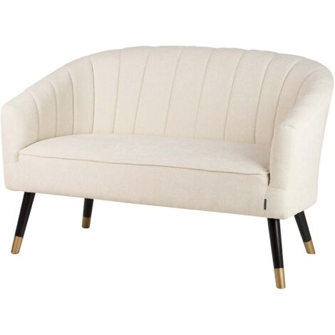 Sofa Chenilla Beige 129X72X80 Cm