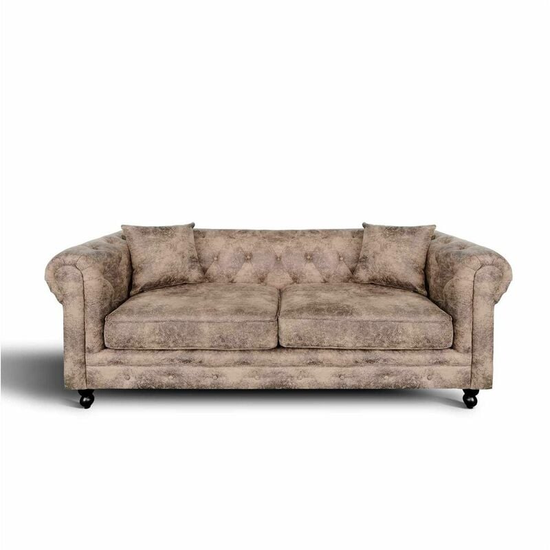 

Sofá Chesterfield 3 Plazas Ancho: 196 Cm X Largo: 84 Cm X Alto: 75 Cm