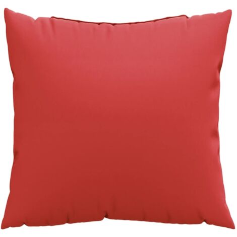 Sofa Cushions 4 pcs Red 50x50 cm Fabric vidaXL